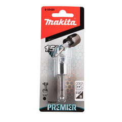 Makita - 3/8" Sq to 1/4" Hex x 56mm Impact Premier Socket Adapter - 1Pc | E-03420