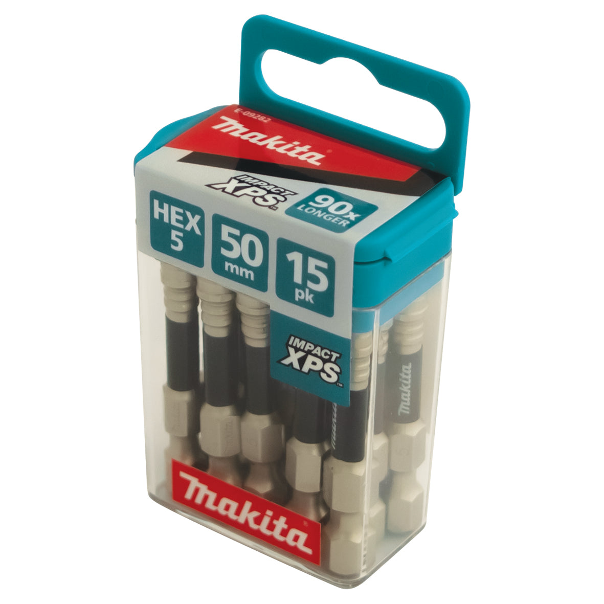 Makita - Driving Impact XPS HEX 5 X 50mm Power Bit - 15Pk E-09282