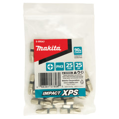 Makita - Driving Impact XPS Ph3 X 25mm Insert Bit - 25Pk Bulk E-09547