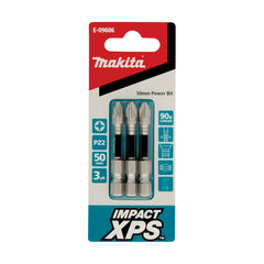 Makita - Driving Impact XPS Pz 2X50mm Power Bit 3Pk E-09606