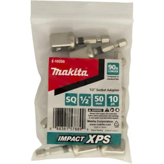 Makita - Impact XPS 1/2 SQ x 50mm Socket Adapter - 10pk  | E-10350
