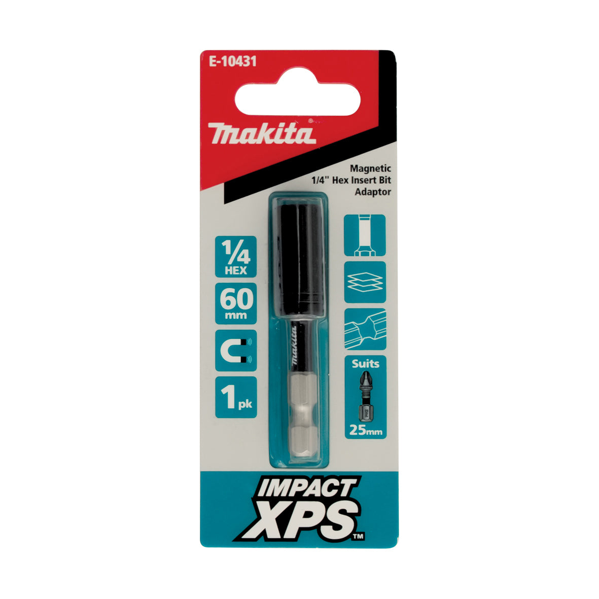 Makita - Impact XPS 60mm Magnetic Insert Bit Holder | E-10431