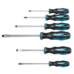 Makita - Hand Screwdriver Set Ph & Slot - 6Pk | E-10506
