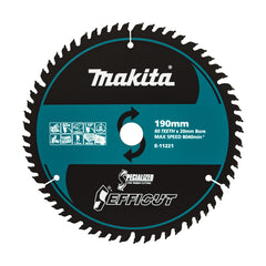 Makita Accessories - Efficut Wood TCT Saw Blade 190mm x 20 x 60T | E-11221