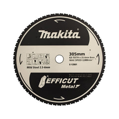 Makita - Efficut Metal Cutting TCT Saw Blade 305mm x 25.4mm x 63T  | E-12061