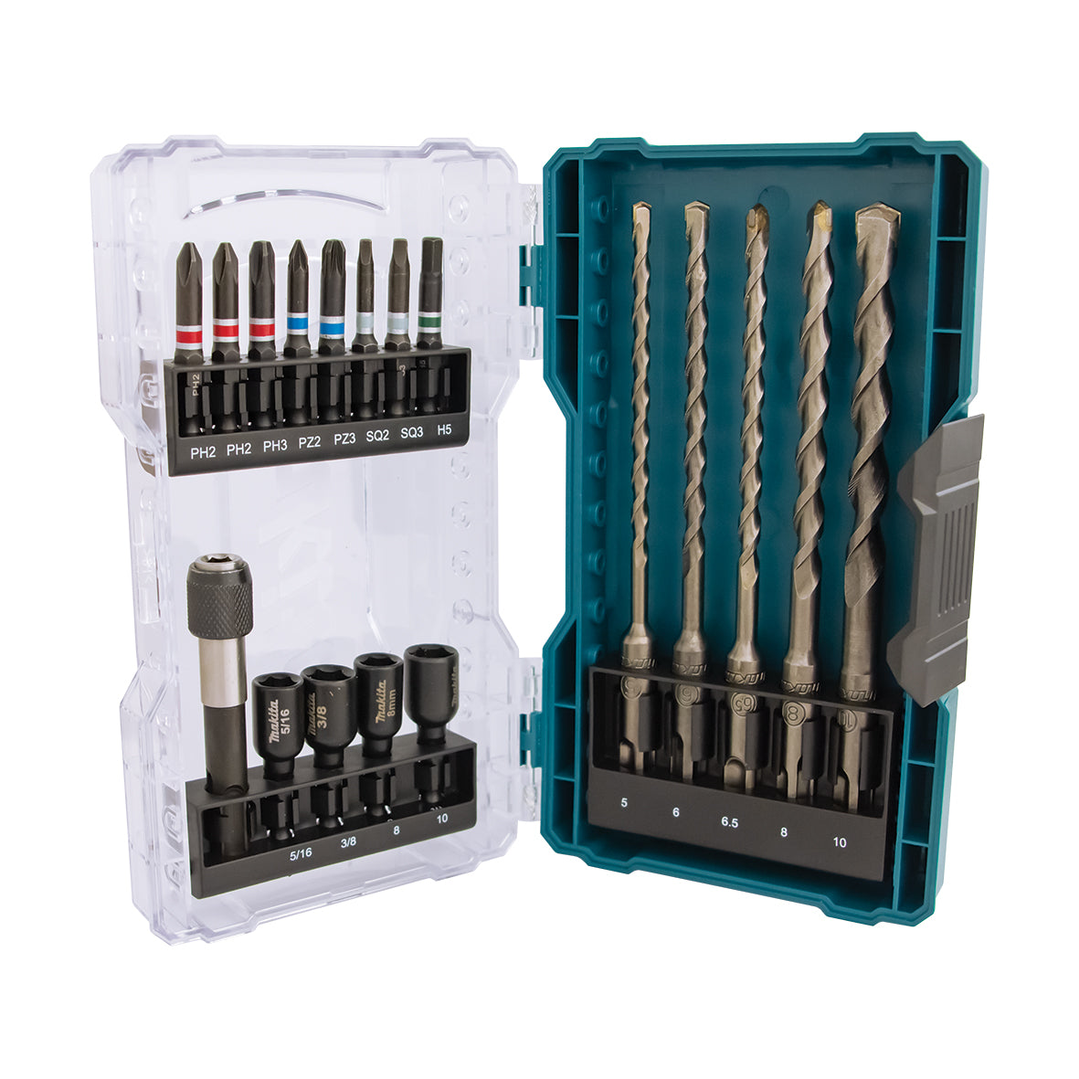 Makita -  SDS-Plus Drill & Driver Bit Set - 18pc | E-12603