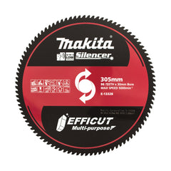 Makita Accessories - Efficut Multi - Cut TCT Blade 305 x 30/25.4 x 96T | E-13328
