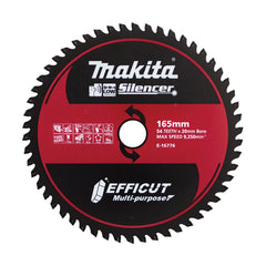 Makita Accessories - Efficut Multi - Cut TCT Blade 165 x 20 x 54T | E-16776
