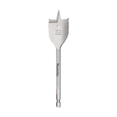 Makita - 32 x 150mm Flat Wood Spade Bit - 1/4 Hex | E-17326