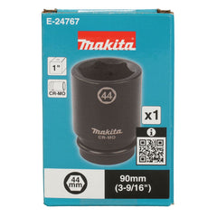 Makita - Accessories - 44mm x 90mm Deep Impact Socket 1” Square Drive | E-24767