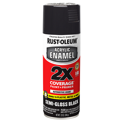 Rust-Oleum  - 2X Top Coat Semi-Gloss Black - Spray 311g | 271915