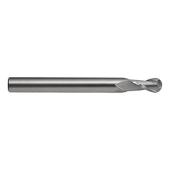Sutton Tools - 2mm E/Mill E113 L/shank Ball 2 Flute R30 HSS-Co.8 | E1130200