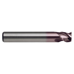 Sutton Tools - 12mm E/Mill E519 Short 3 Flutes R45 DIN6527K-Ha VHM AlCrN | E5191200