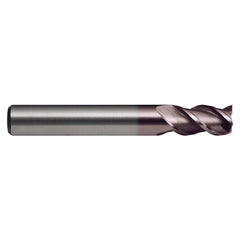 Sutton Tools - 12mm Long E/Mill E523 3 Flutes R45 DIN6527L-Ha VHM AlCrN | E5231200