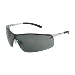 Maxisafe - Boston Metal Frame Safety Glasses - Smoke Lens - Smoke