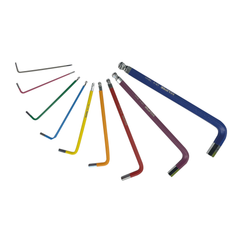 Spear & Jackson - Hex Key Set 9Pc Metric 1.5-10Mm Colour Coded Compact Folding | EC-EHK9PS