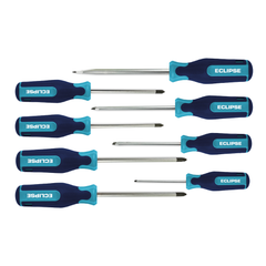 Spear & Jackson - Screwdriver Set Eclipse 8Pce 4 Slot, 2 Phil, 2 Pozi | EC-ESD8PS