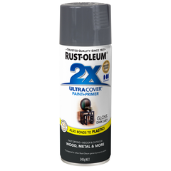 Rust-Oleum  - 2X Gloss Dark Grey - Spray 340g | 276351