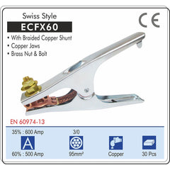 Weldtronic - 400 Amp SUPA-FIX HD. Earth Clamp | WECFX40