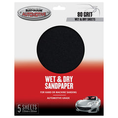 Rust-Oleum  - Wet And Dry Sandpaper 3000 Grit - 5 Pack | 367642