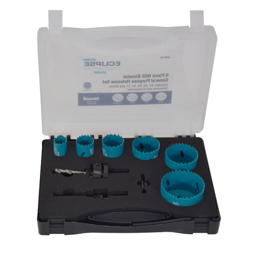 Spear & Jackson General Purpose Bi-Metal Holesaw Set 9 Pc