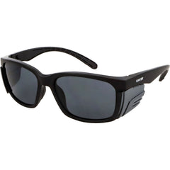 Maxisafe - Rayzr Safety Glasses With Microfibre Bag - Black Frame With Smoke Lens Uv400 - Polarized | ERZ396