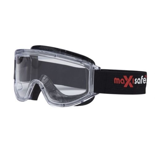 Maxisafe - Maxi Goggles, Anti-Fog Clear Lens - Clear