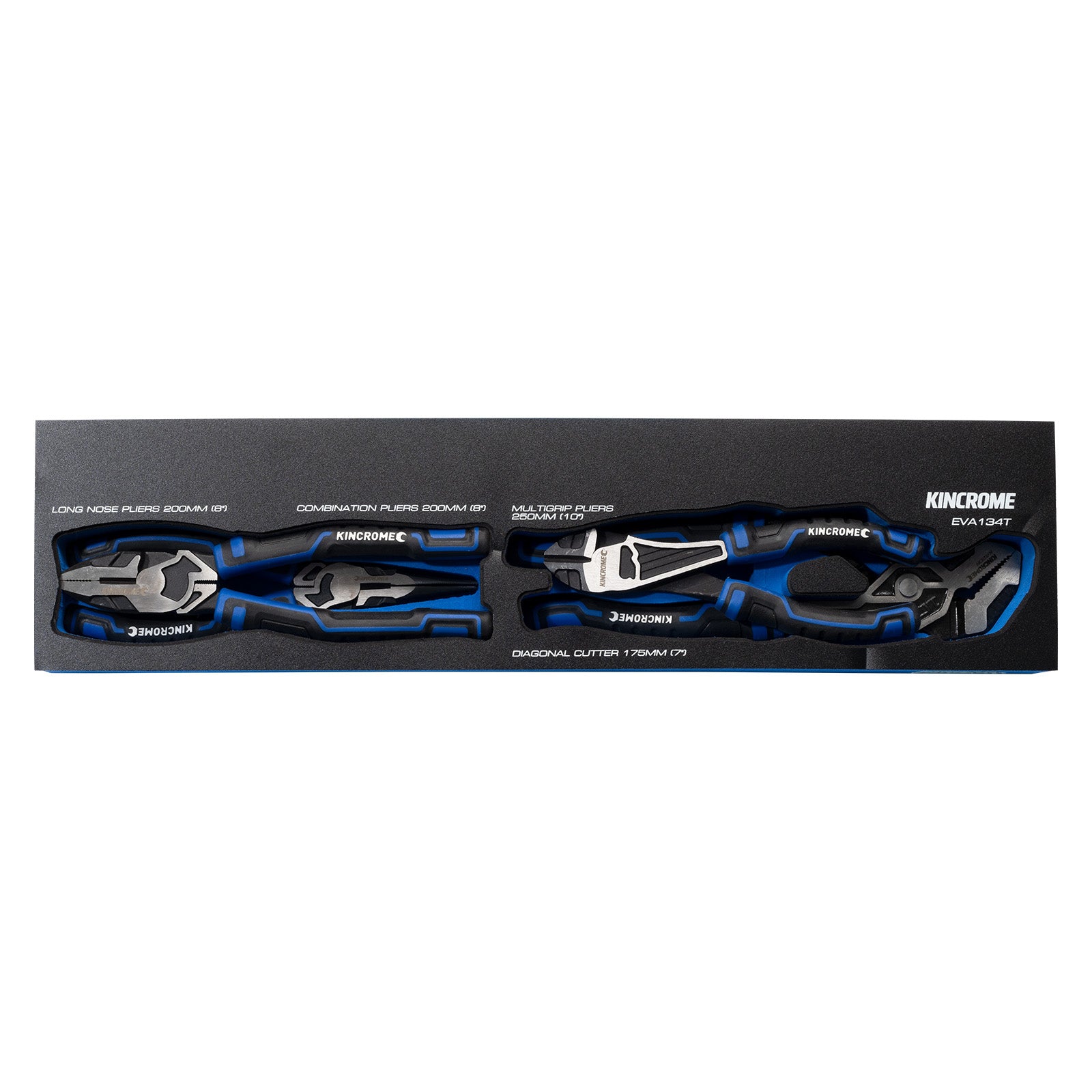 Kincrome Cantilever 4 Piece Pliers EVA Tray | EVA134T