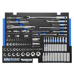 Kincrome Evolution 92 Piece Sockets & Accessories EVA Tray | EVA403T