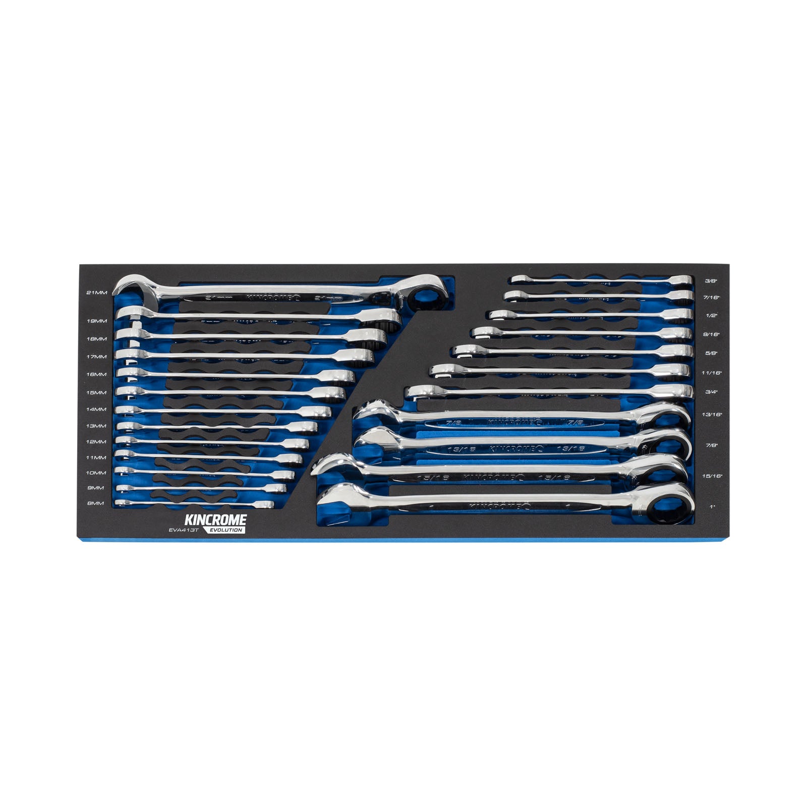 Kincrome Evolution 24 Piece Gear Spanners EVA Tray | EVA413T
