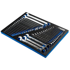 Kincrome - Evolution 32 Piece Gear & Combination Spanners Tray | EVA415T