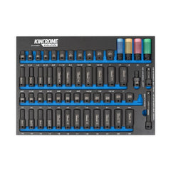 Kincrome Evolution 54 Piece Impact Sockets & Accessories EVA Tray | EVA425T