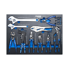 Kincrome Evolution 10 Piece Pliers & Wrenches EVA Tray | EVA441T