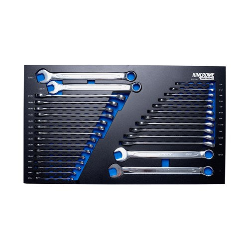 Kincrome OFF-ROAD 30 Piece Combination Spanners EVA Tray | EVA704T