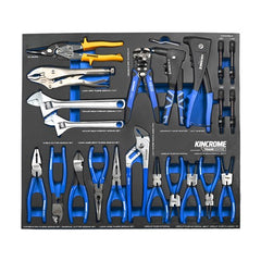 Kincrome TRADE CENTRE 18 Piece Pliers, Wrenches & Riveters EVA Tray | EVA734T