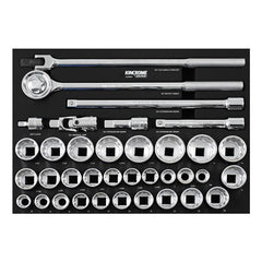 Kincrome CONTOUR® 36 Piece Sockets & Accessories EVA Tray | EVA905T