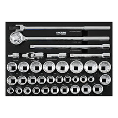 Kincrome CONTOUR® 36 Piece Sockets & Accessories EVA Tray | EVA905T