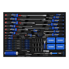 Kincrome CONTOUR® 187 Piece TorqueMaster® Screwdrivers & Fastening EVA Tray | EVA916T