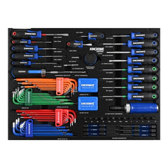 Kincrome CONTOUR® 148 Piece TorqueMaster® Screwdrivers & Fastening EVA Tray | EVA919T