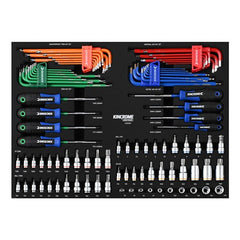 Kincrome CONTOUR® 98 Piece Hex & TORX® Fastening EVA Tray | EVA922T