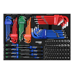 Kincrome CONTOUR® 124 Piece Hex & TORX® Fastening EVA Tray | EVA923T