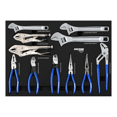 Kincrome CONTOUR® 11 Piece Pliers & Wrenches EVA Tray | EVA927T