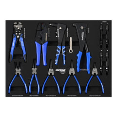 Kincrome CONTOUR® 9 Piece Circlip Pliers & Riveters EVA Tray | EVA930T