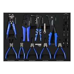 Kincrome CONTOUR® 9 Piece Circlip Pliers & Riveters EVA Tray | EVA930T