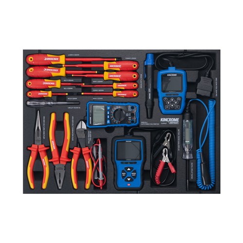 Kincrome CONTOUR® 17 Piece VDE & Testing EVA Tray | EVA941T