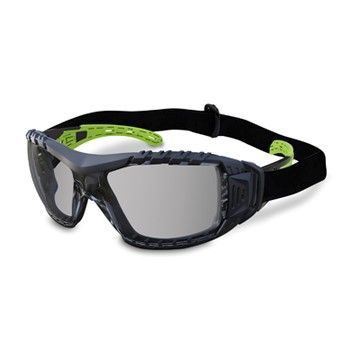 Maxisafe - Evolve Safety Glasses with Gasket & Head Band and Anti-Fog - Smoke Lens