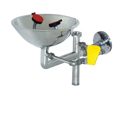 Uniform Safety Signs - Stainless Steel Emergency Eye Wash Unit (Wall Mounted) [FREIGHT CHARGES APPLY] | EW150