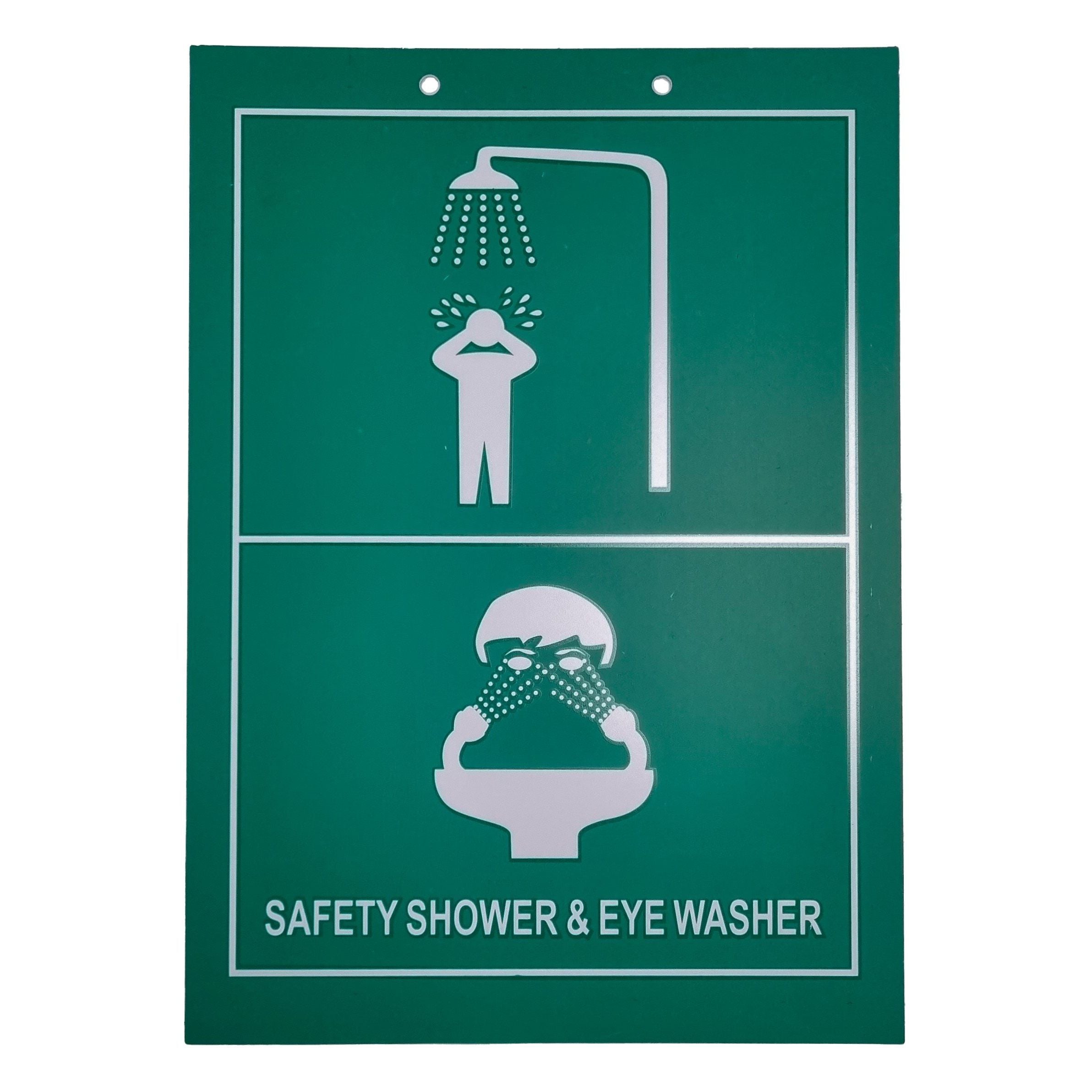 Maxisafe - Instruction Sign (Safety Shower & Eyewasher) | EWS997