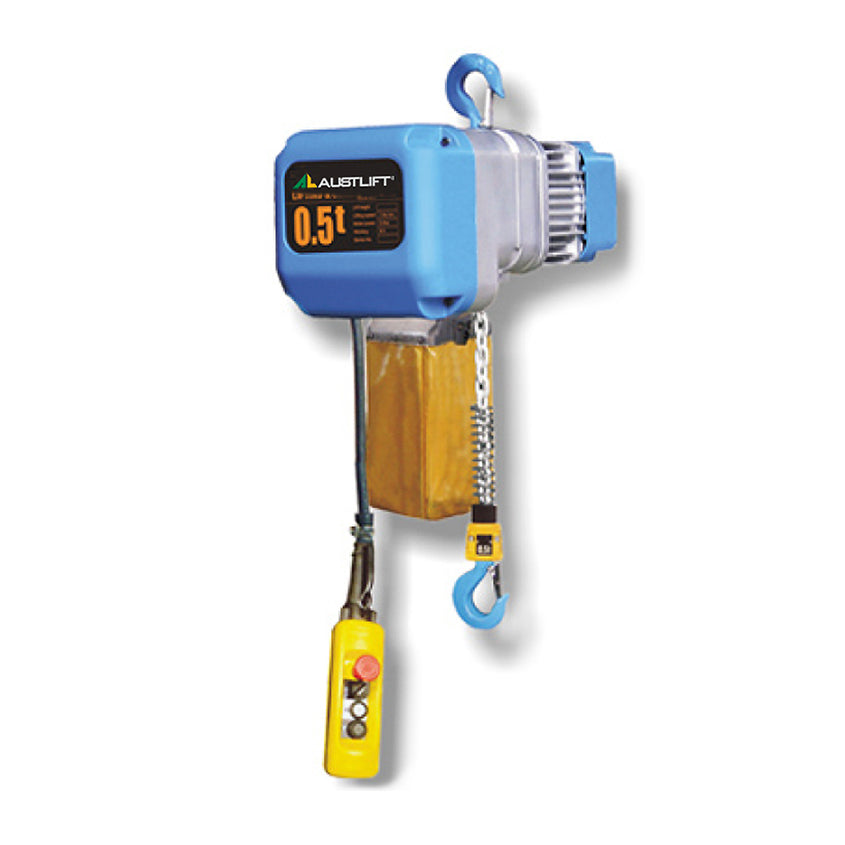 Garrick Herbert - Toho Electric Chain Hoists | TECH Phase - Capacity ton - Capacity ton - Standard Lift M - Running  Test Load kN - Motor Power (kW) - No. of Chain - Dia of Chain mm - Lifting Speed (m/min) - Net Weight kg - Extra weight per metre of extra lift kg