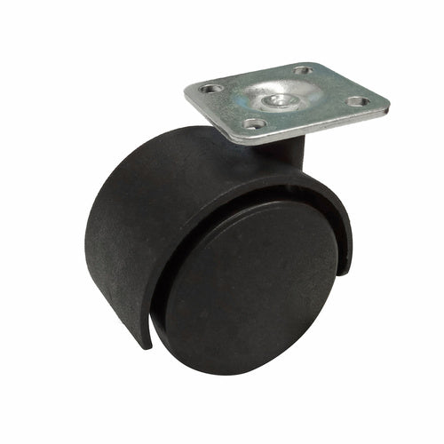EHI - 50mm Hooded Swivel Plate Furniture Castor | F12A75G50